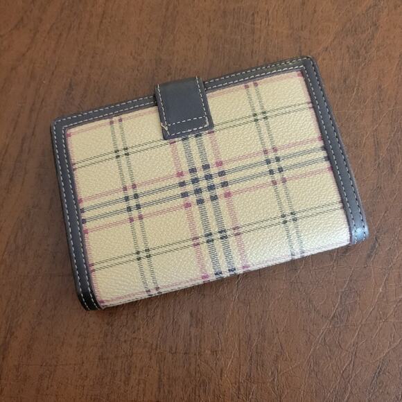 Beatiful Bean Pole bifold leather wallet  beige brown - Picture 4 of 13